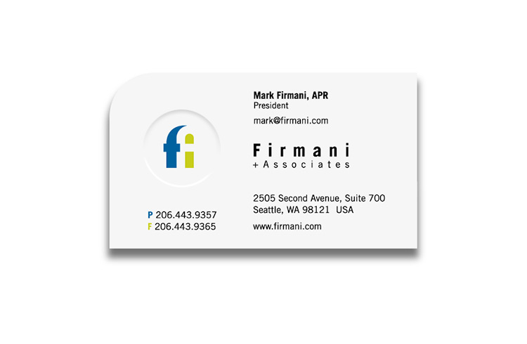 firmani business card design