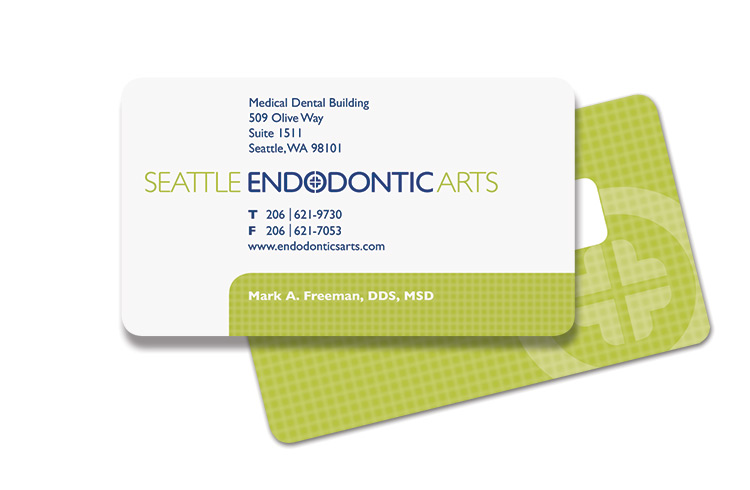 seattle endodontic arts business card