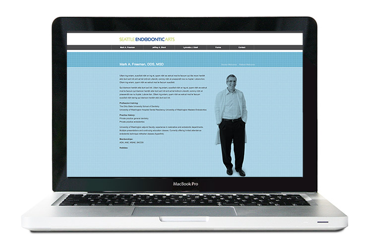 endodontic arts website design